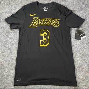 Nike Anthony Davis Los Angeles Lakers T-Shirt # 3 Size Large Men’s New With Tags